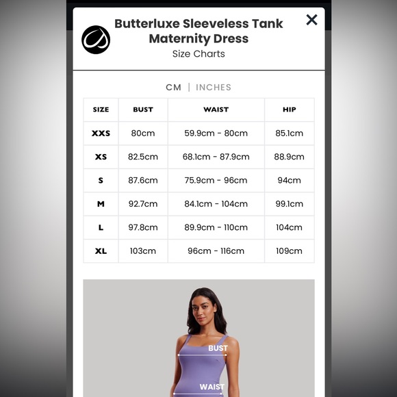 CRZ yoga maternity dress black. Built in bra. Ruched sides. Size LARGE. - Picture 4 of 5